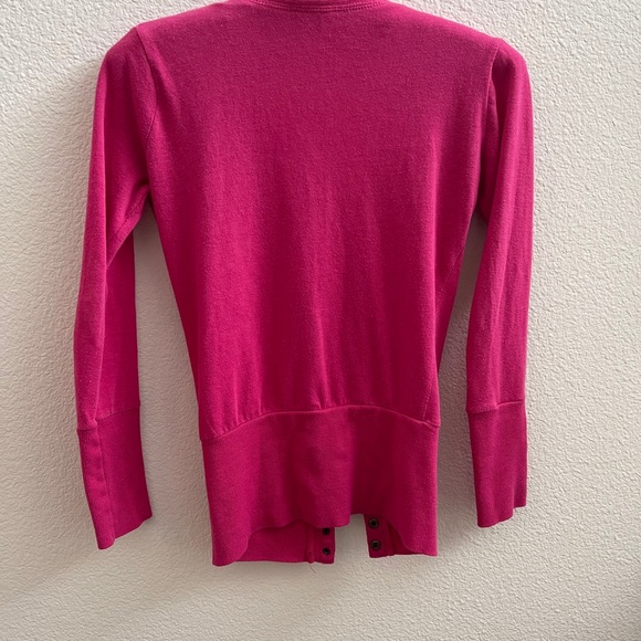 Pink Button Cardigan - Picture 2 of 2